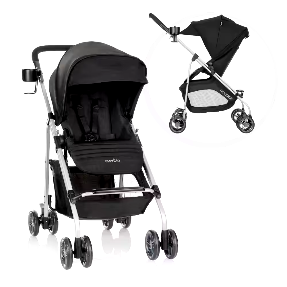 Evenflo Reversi Reversible Stroller, Black