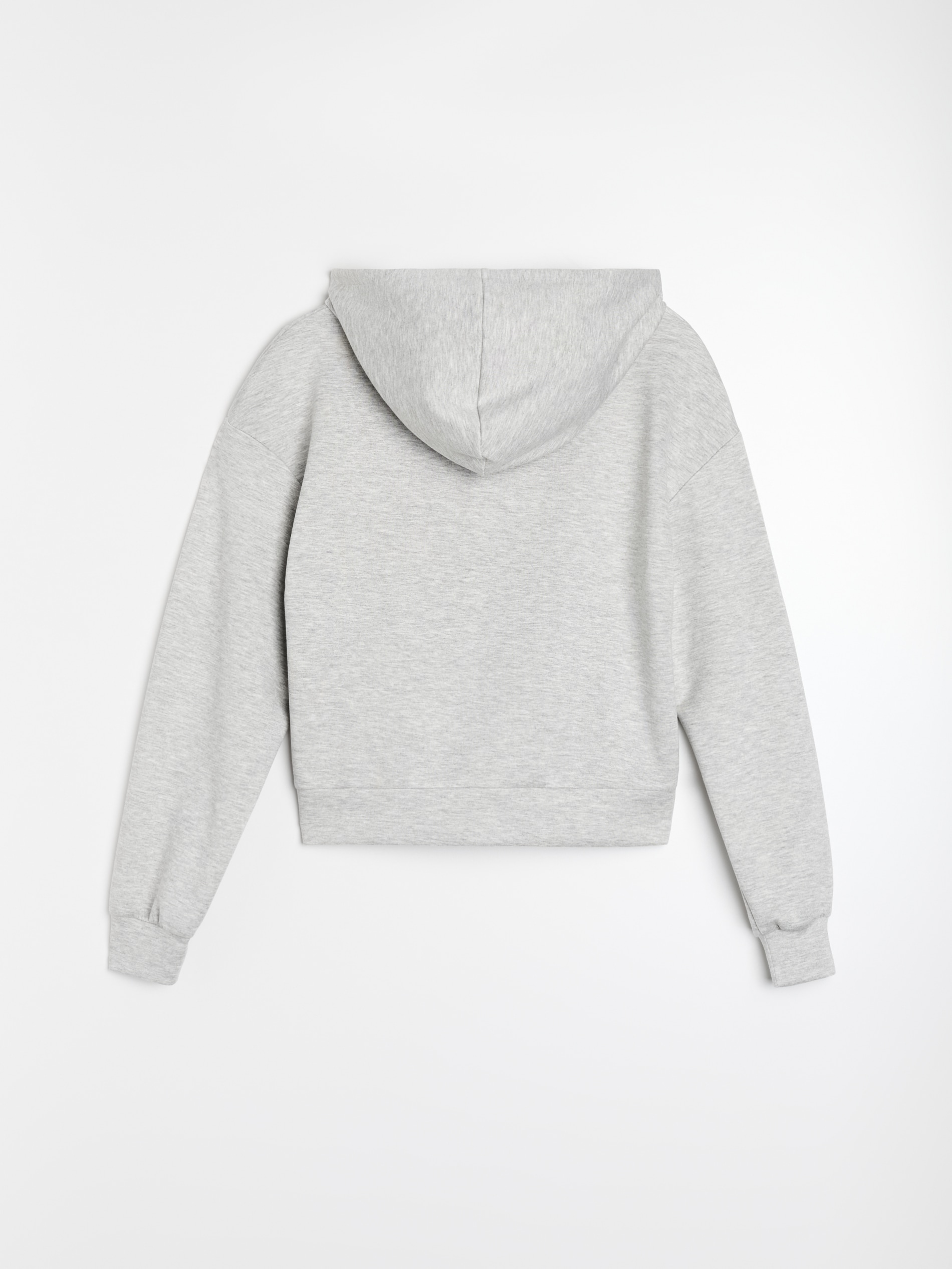 Rozpinana bluza z kapturem z domieszką wiskozy soft touch