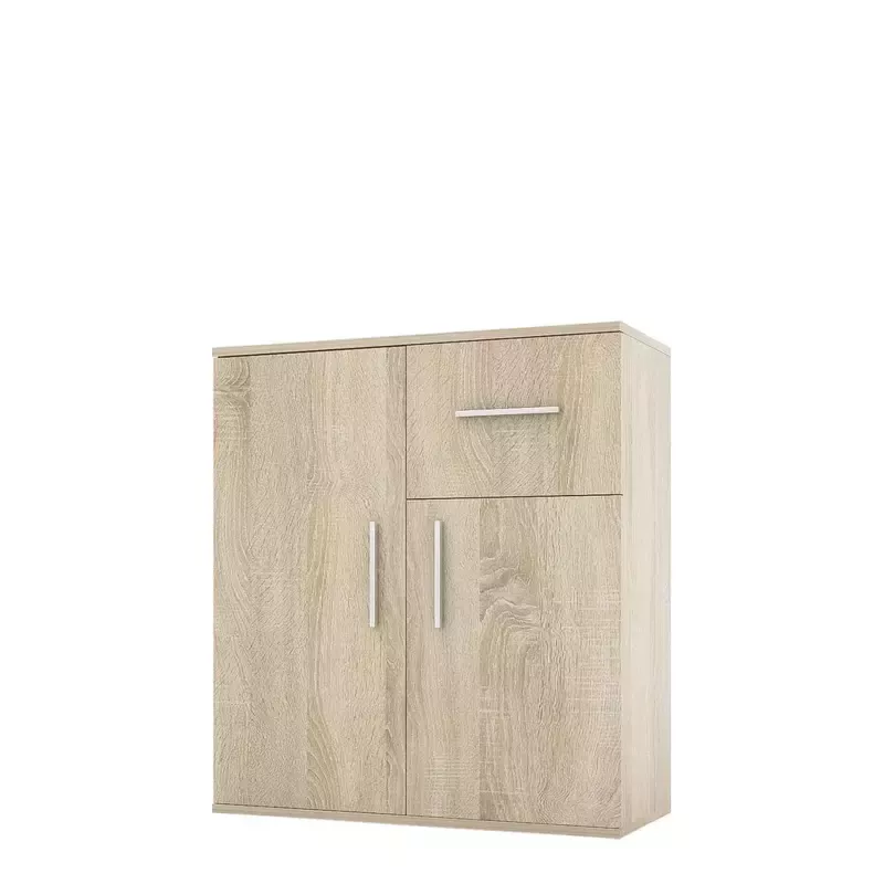 Komoda 75 cm do salonu z szufladą SIMPLE dąb sonoma