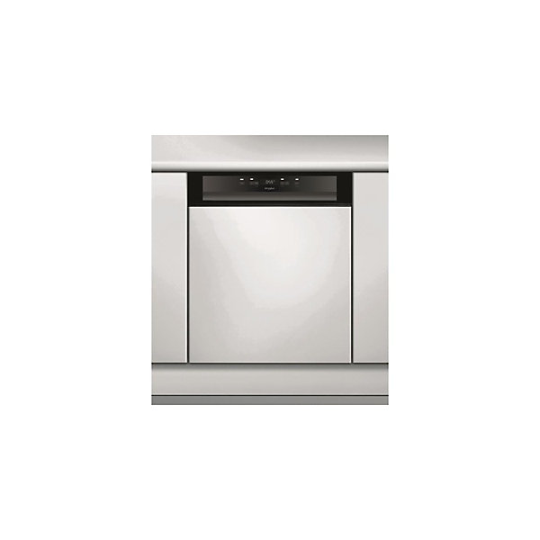 Lave-vaisselle Intégrable encastrable bandeau noir 44dB 14 converts 60cm Natural Dry WHIRLPOOL