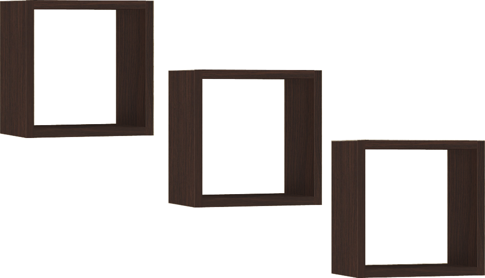 Półka AKORD K25 Wenge 25 cm mat 25x15x25 cm