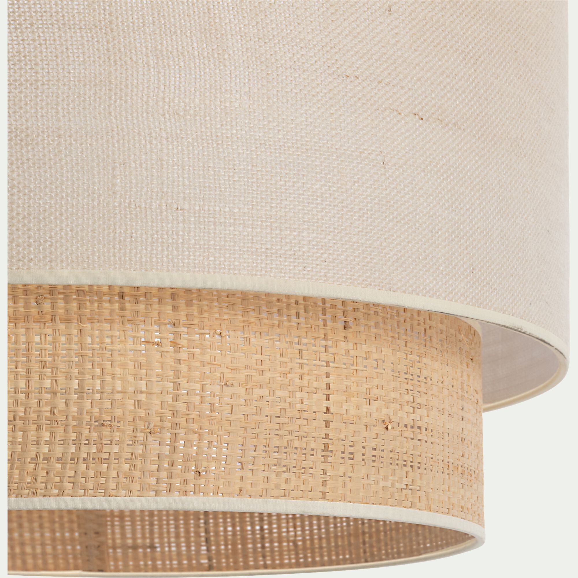 MARKO - Abat-jour cylindrique en jute D50cm - naturel