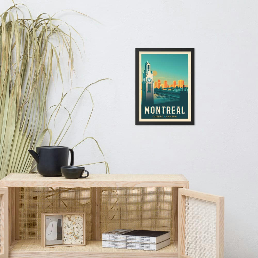 - Affiche Montréal  30x40 cm