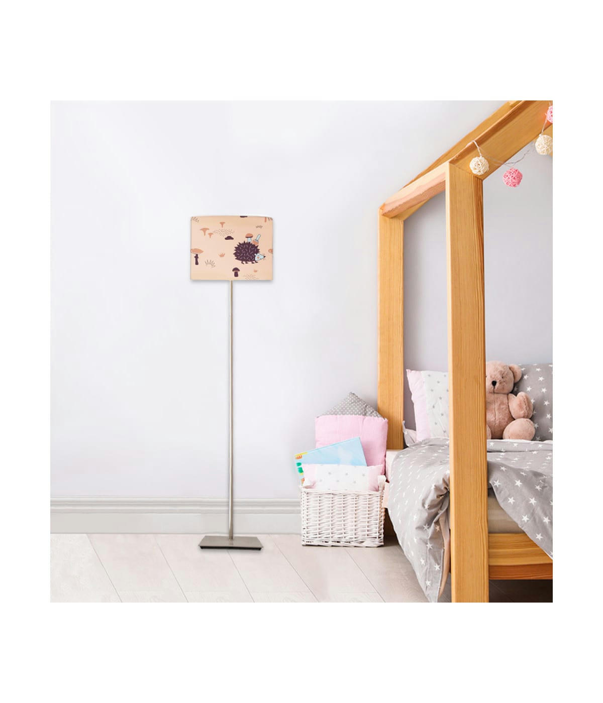 ENFANT - Abat-jour lampadaire enfant Hérisson Nymphéa D: 45 x H: 25