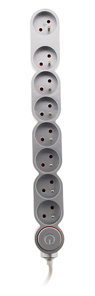 Bloc Home 8x16A 2P T   parafoudre argent Zenitech