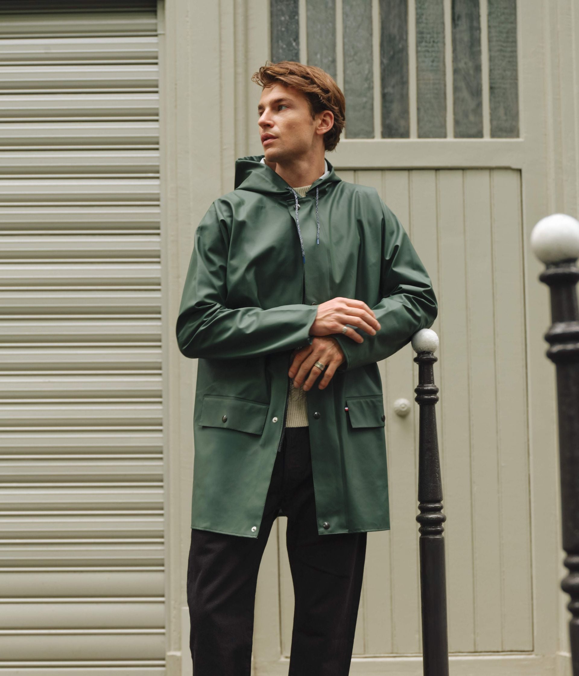 Veste imperméable Averse kaki