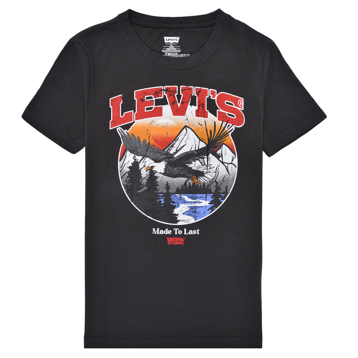 Levi's - LVB SOAR LIKE AN EAGLE TEE - Black