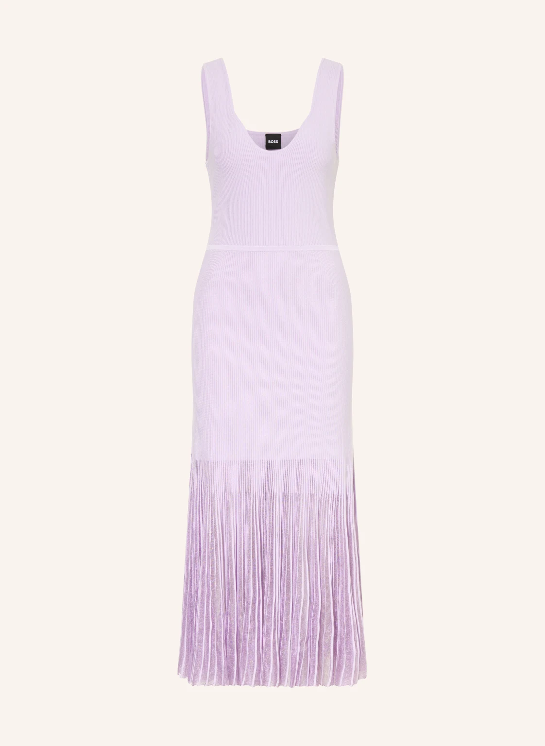 BOSS Strickkleid FLOE mit Plissees