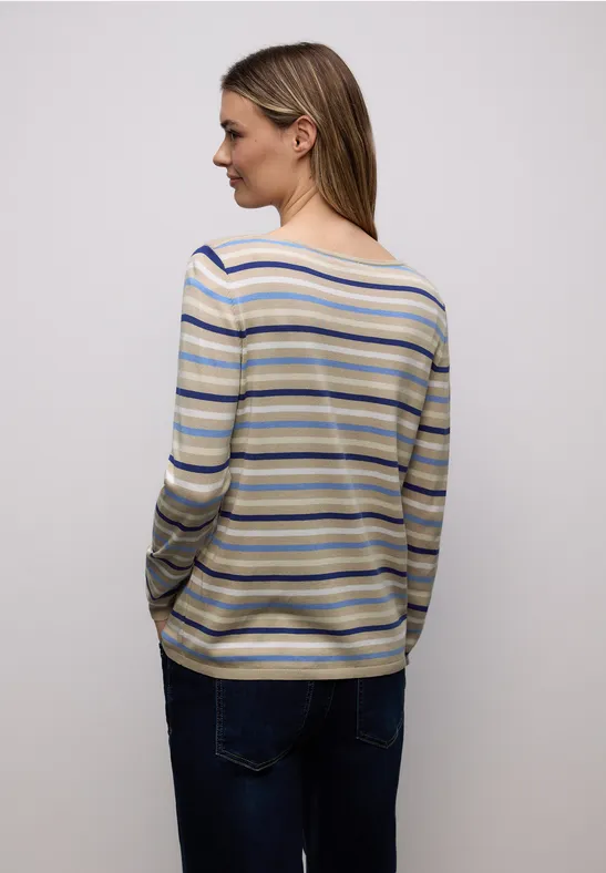 Gestreifter Pullover