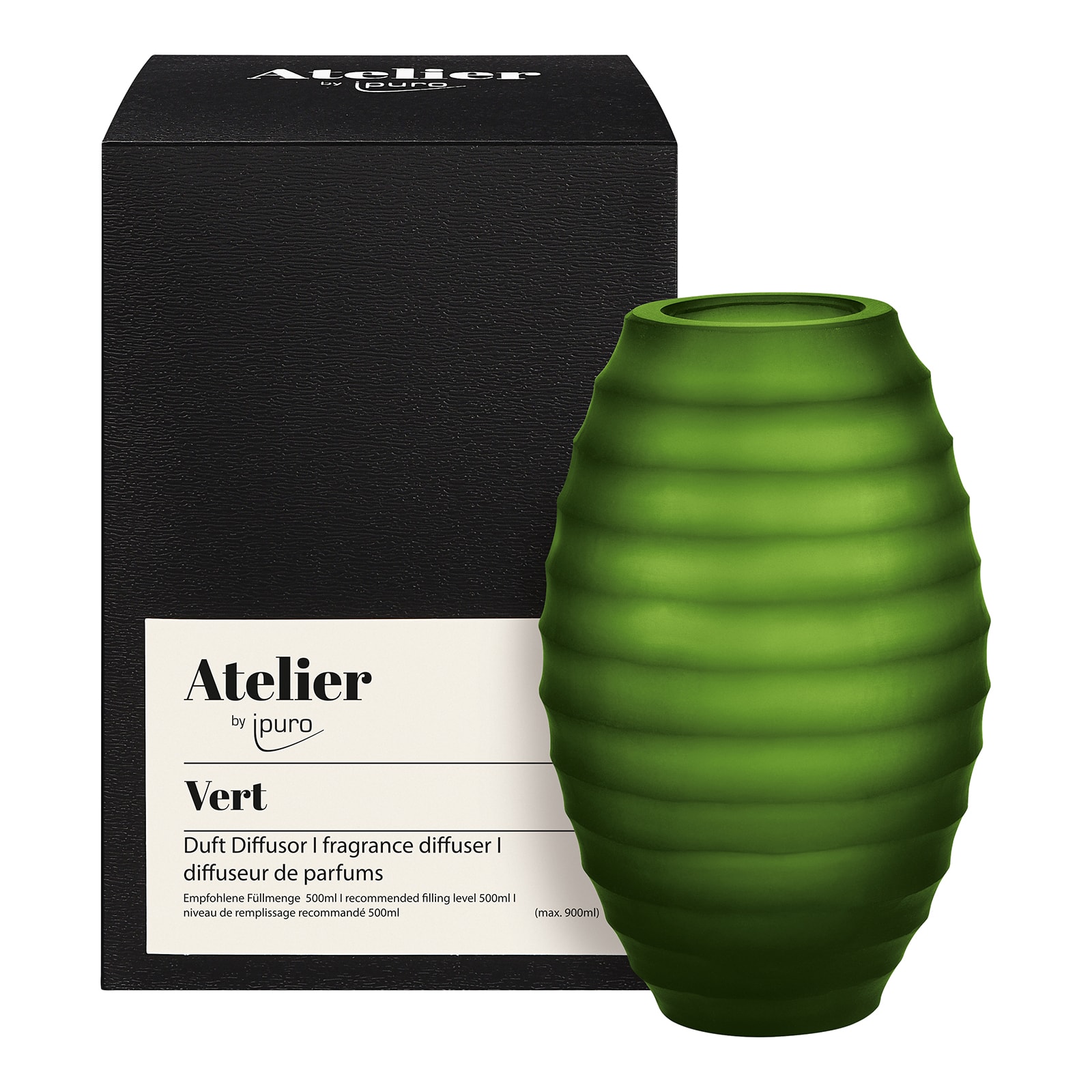 Atelier by ipuro Aroma-Diffusor Vert Grün, ⌀ 14.5 cm, H 215 mm