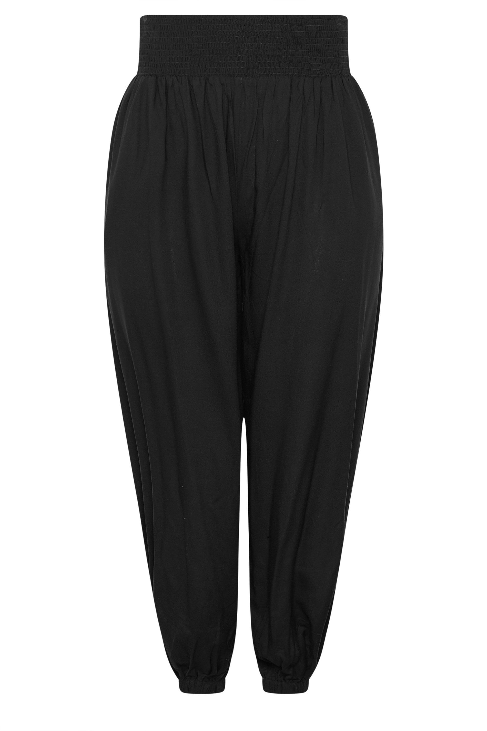 Yours Harem Shirred Waist Trousers