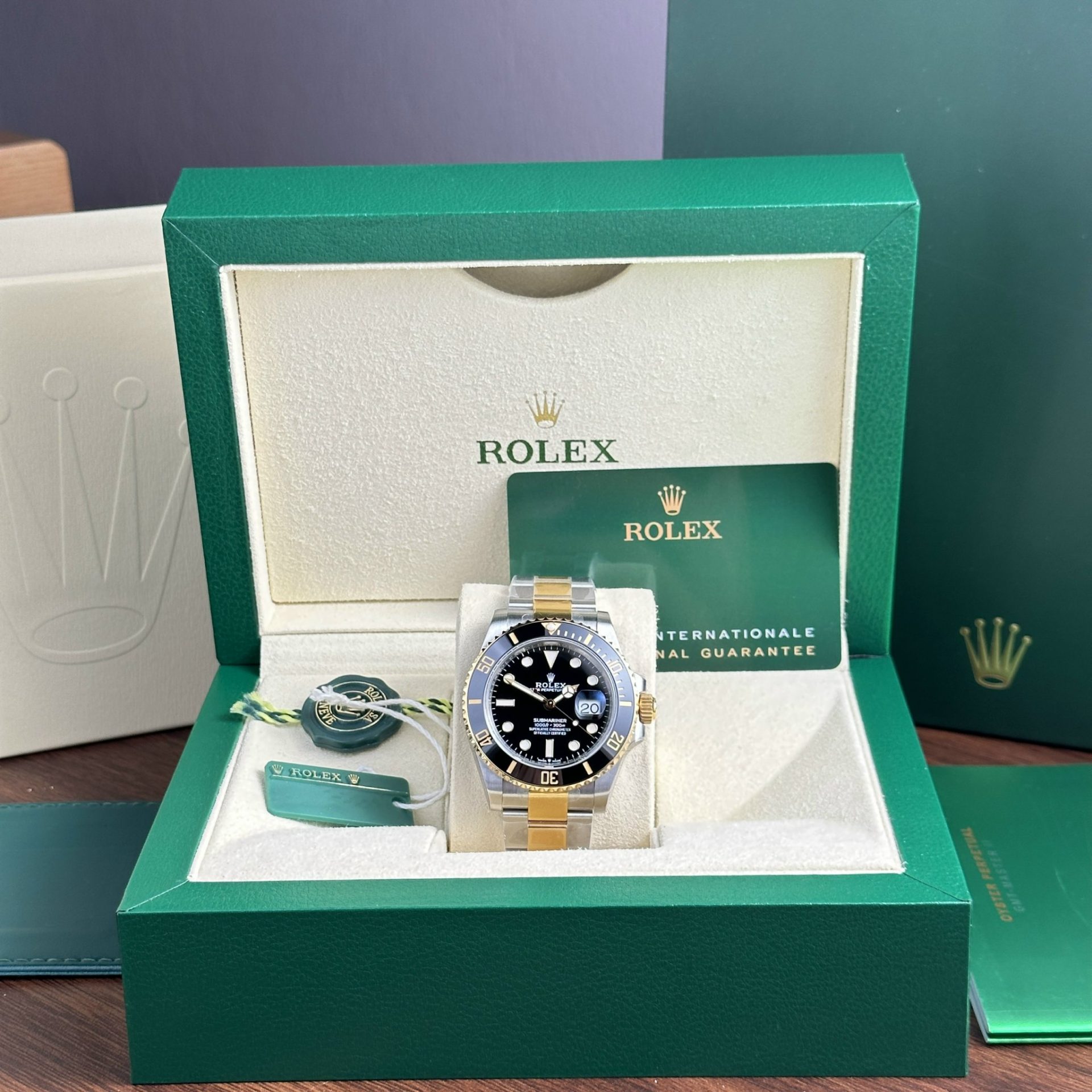 Rolex Submariner 126613LN SS/YG Plated Black Dial 41mm Oyster Super Clone