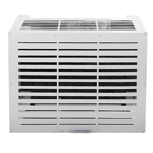 Cache climatiseur pour climatiseur LINEAR M Blanc en aluminium L86xP44xH68 cm