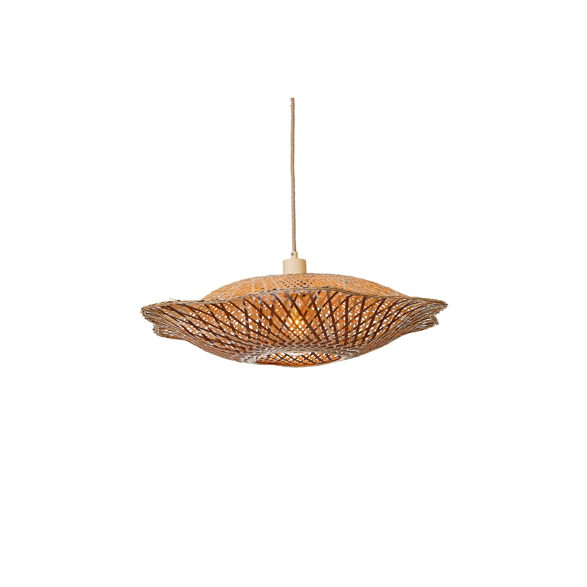 GOOD&MOJO hanglamp MADURA - bruin - Ø60cm