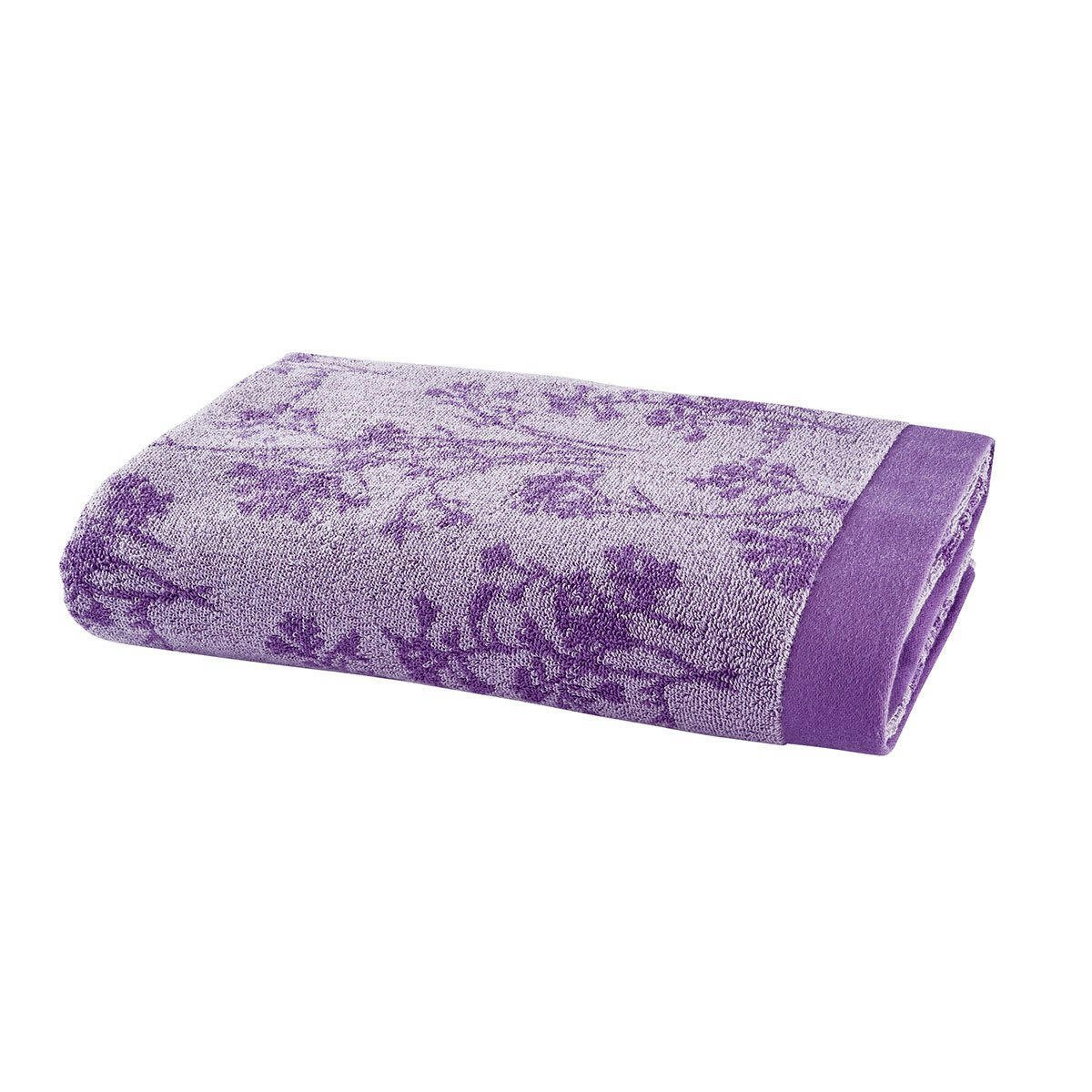 EPOQUE - Drap de douche coton violet 70x140 cm