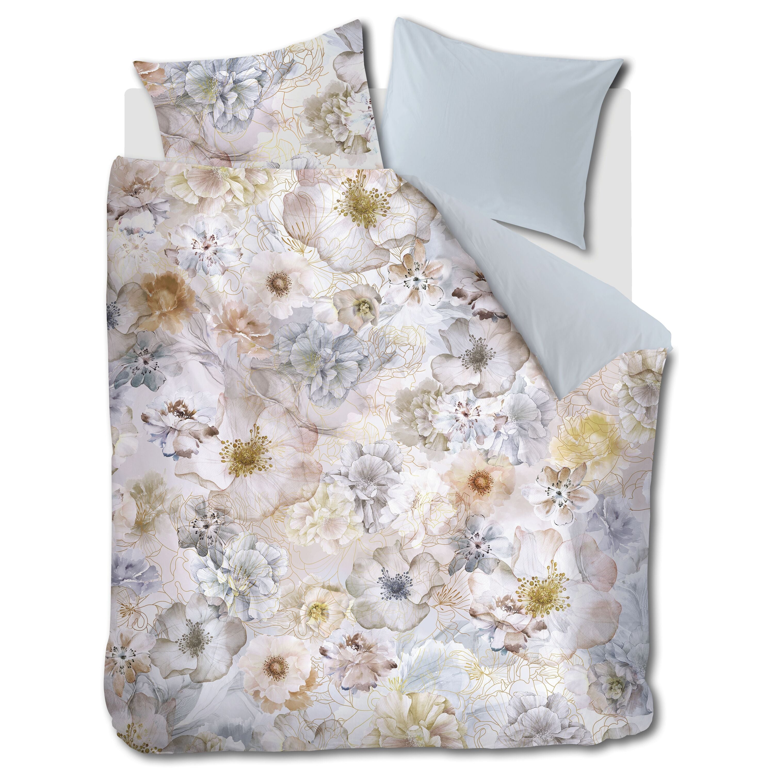 Kardol by Beddinghouse Kelmscott Naturel Dekbedovertrek 200 x 200/220