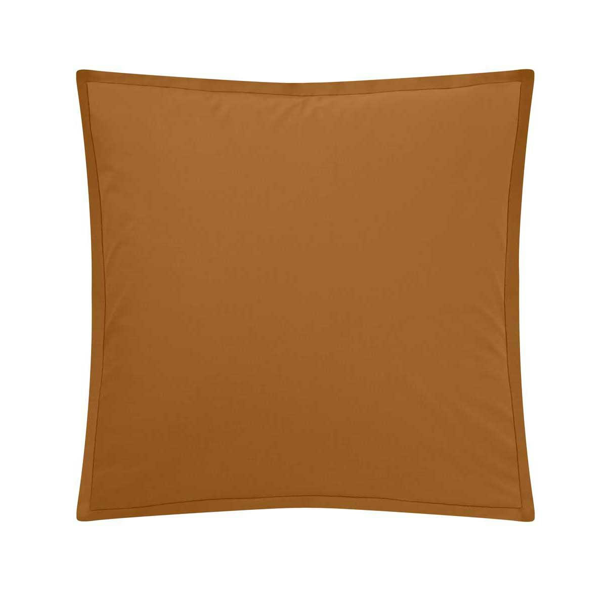 TOUT DOUX - Taie d'oreiller en coton ambre 65x65 Made in France