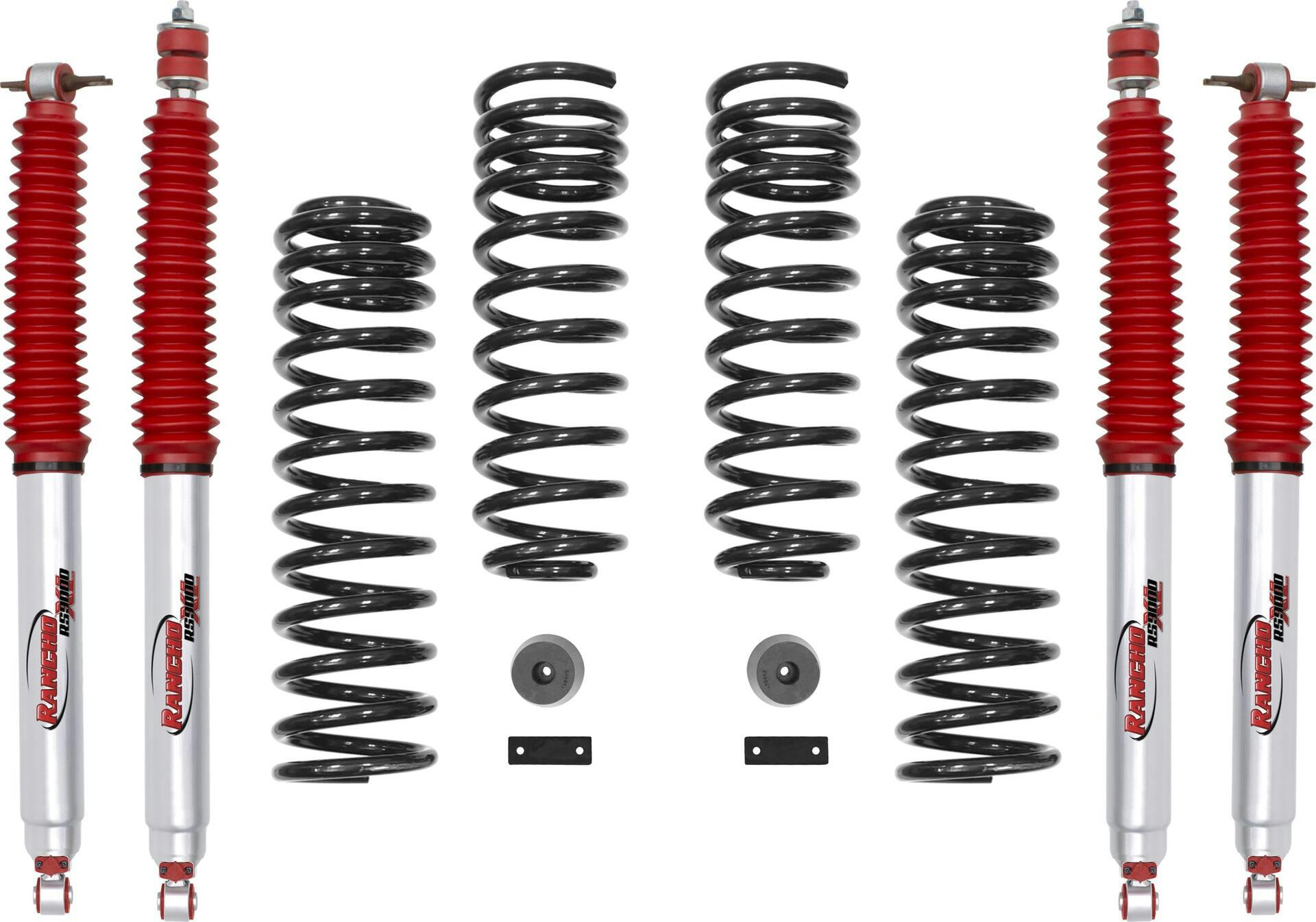 Rancho Lift Kit, 2007-2018 Jeep Wrangler JK 2 Door, Front/Rear