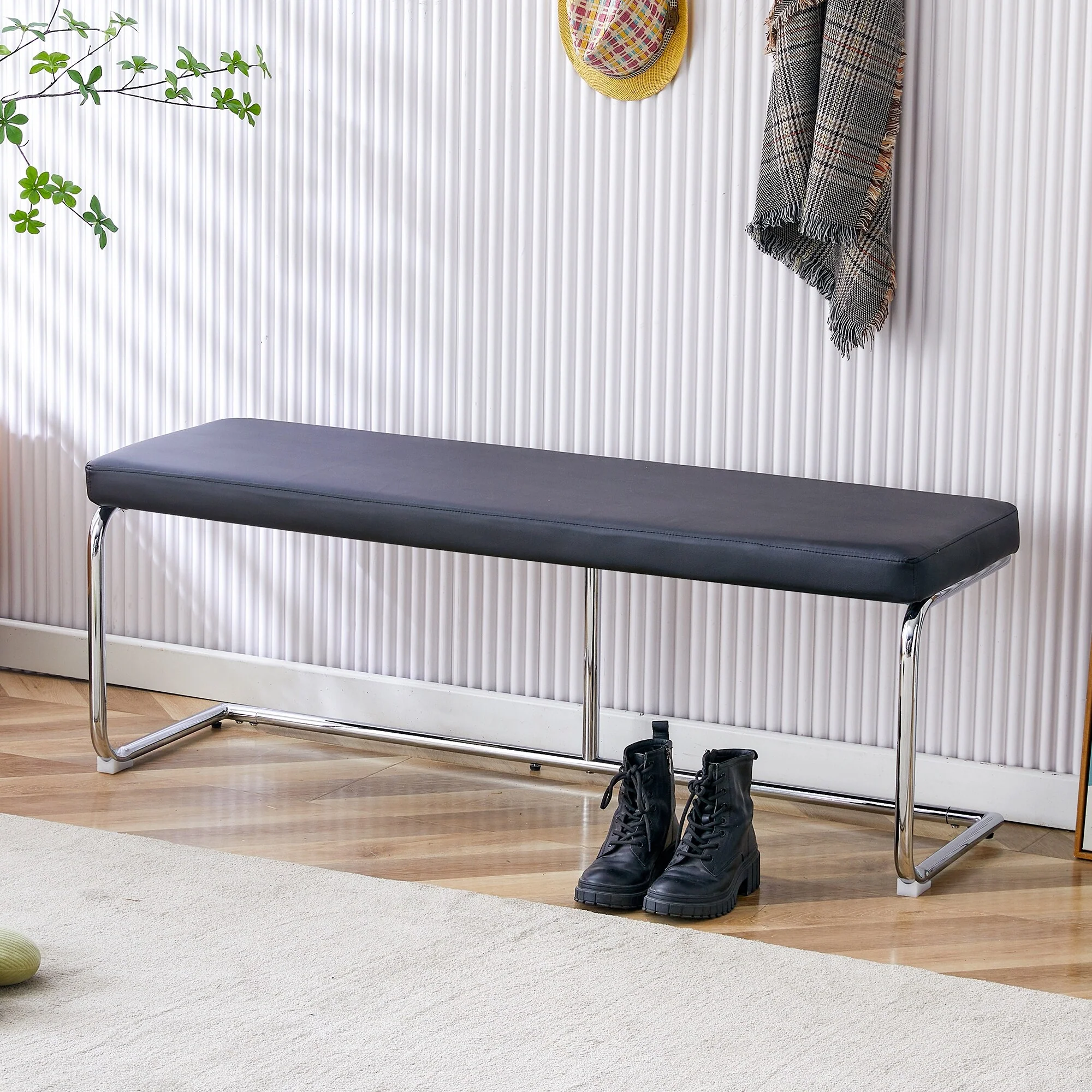 Modern & Contemporary Bench with Cushuion