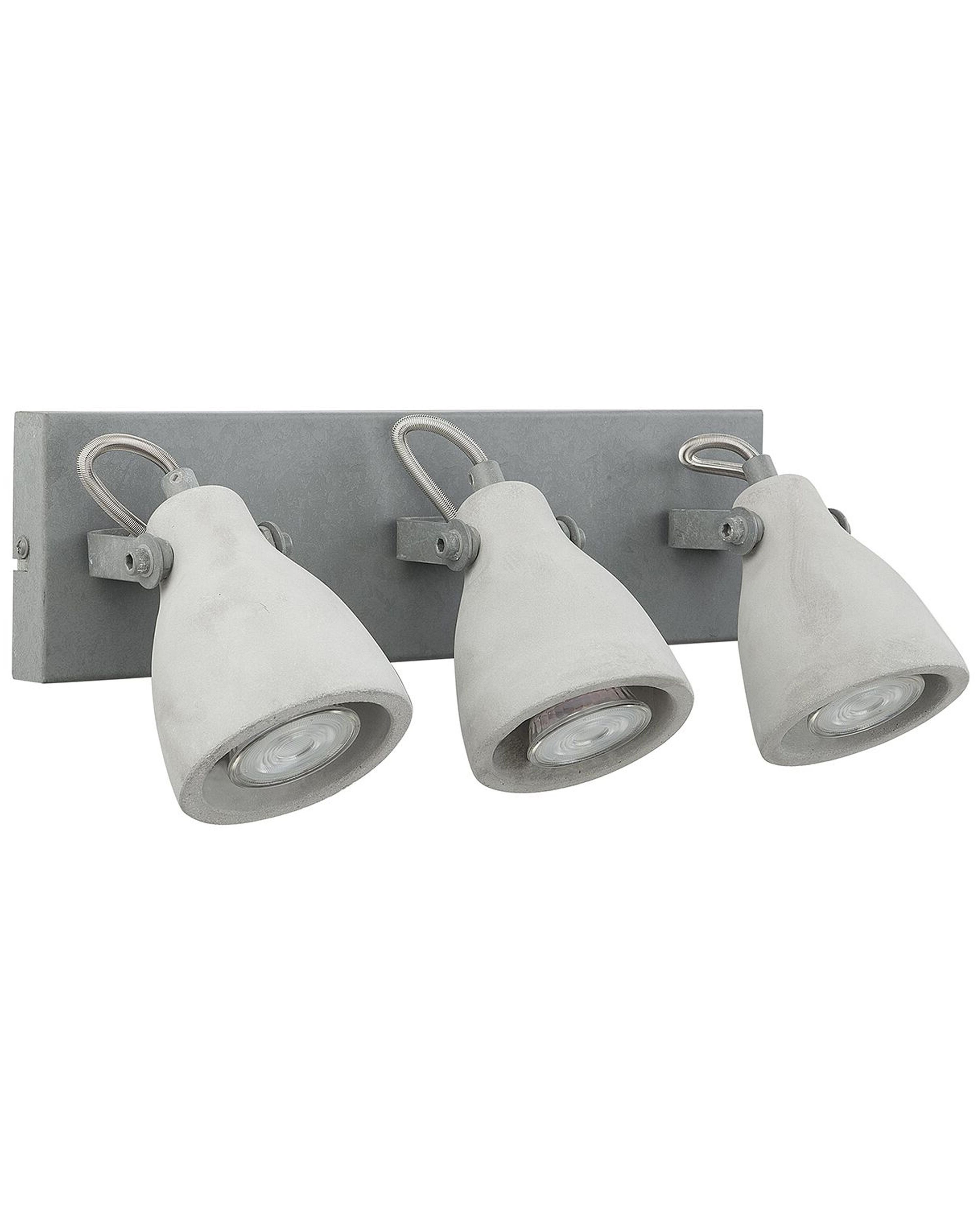 3 Light Spotlight MISTAGO Adjustable Concrete Grey