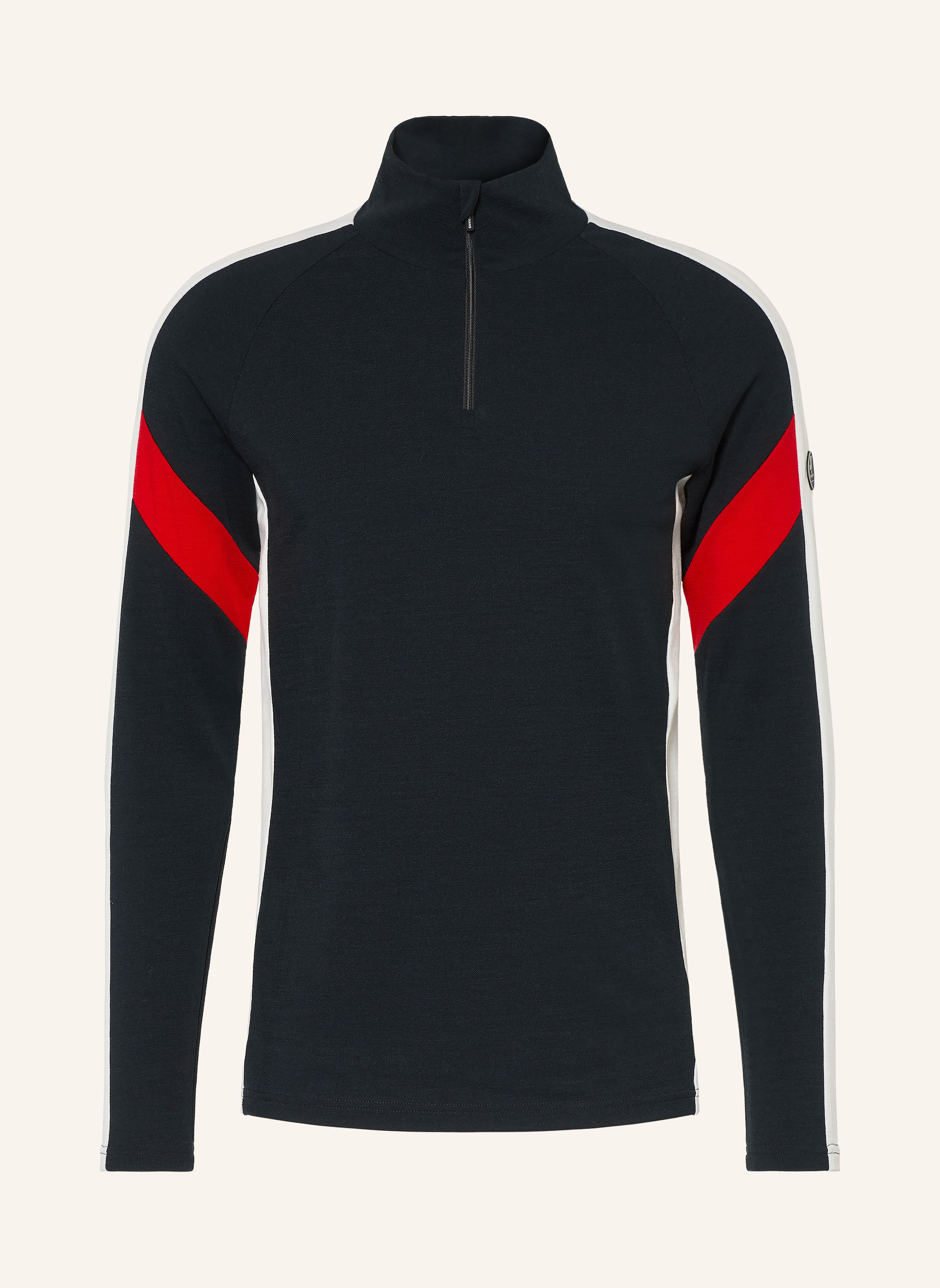 WE NORWEGIANS Piqué-Midlayer ZERMATT aus Merinowolle