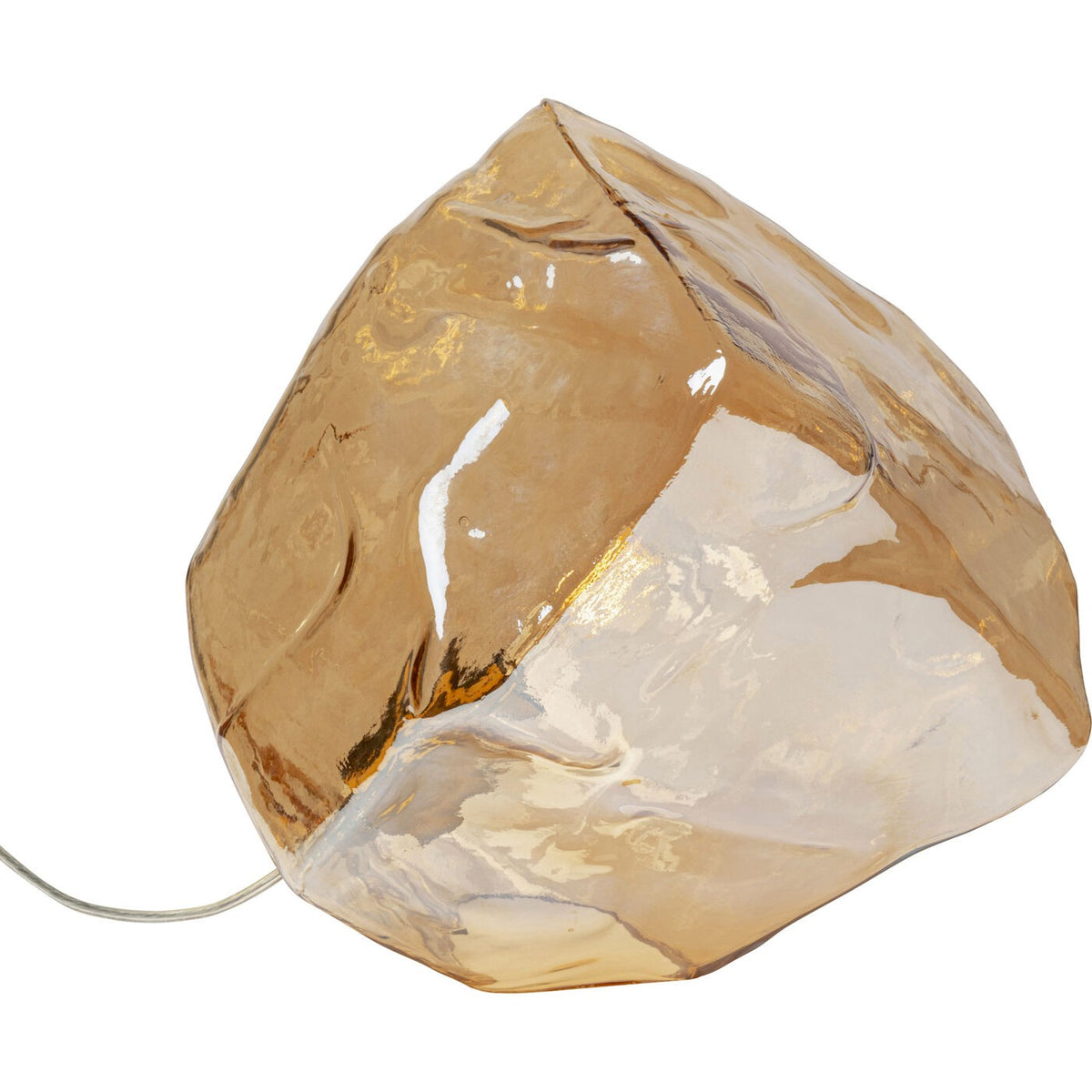 Kare Design Tafellamp Aura Ø30cm amber
