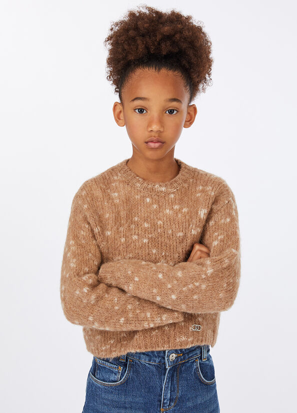 Maglia in alpaca e lana