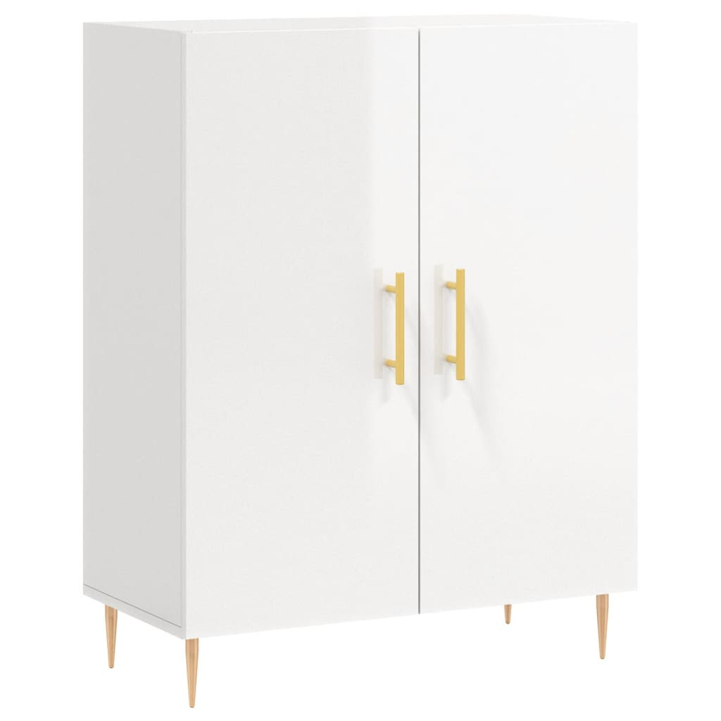 Szafka Biała Połysk 69.5x34x90 cm do Salonu Pokoju Sypialni