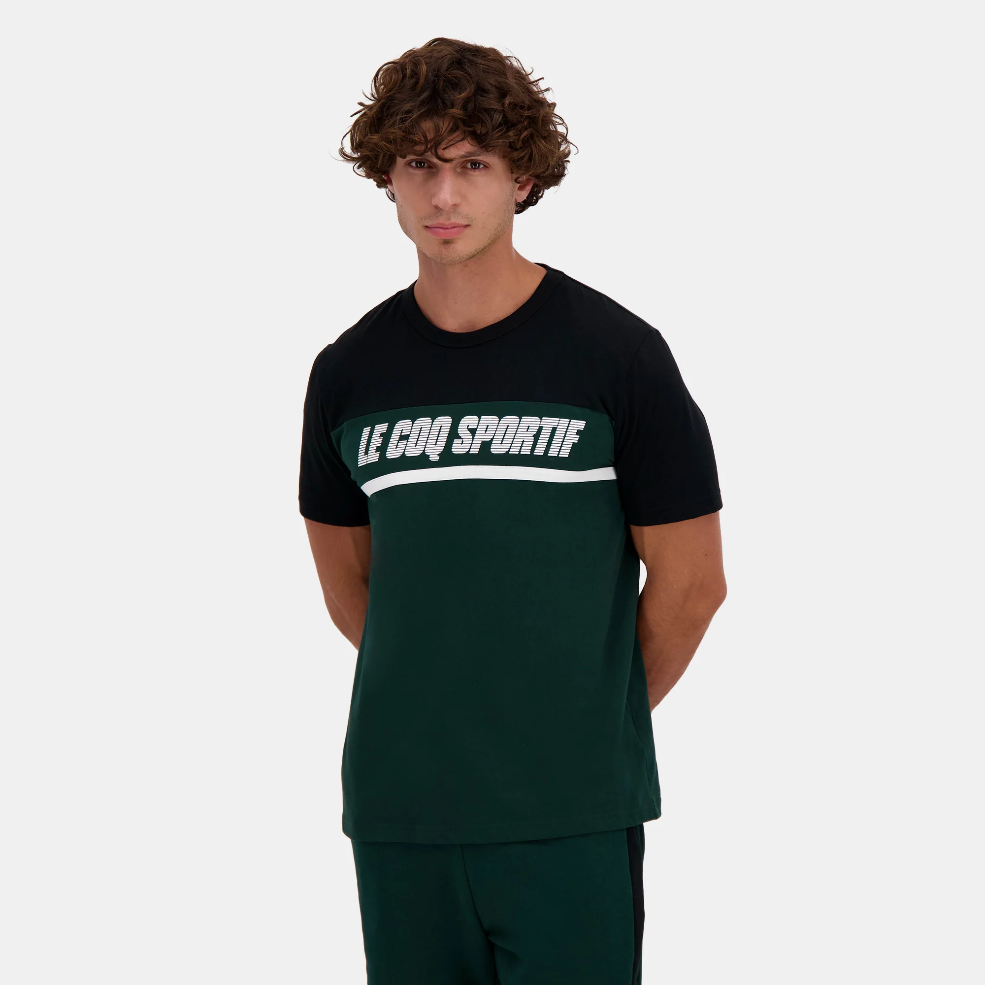 2510040-CONTEMPORAIN SP Tee SS N°1 M black/scara | T-shirt Homme