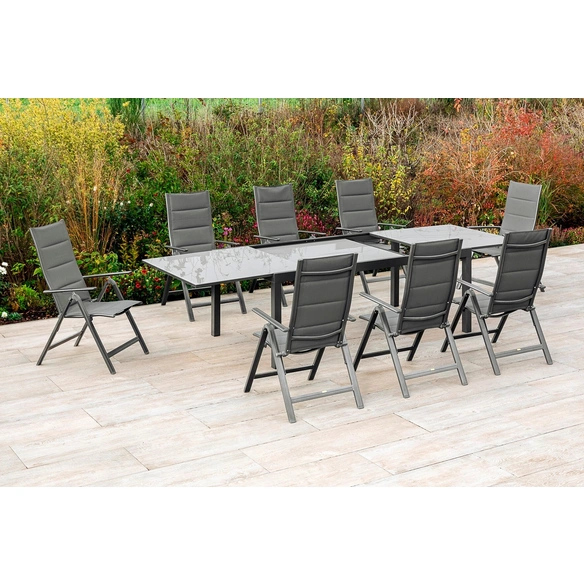 Gartenmöbelset »Taviano«, 8 Sitzplätze, Aluminium/Textil
