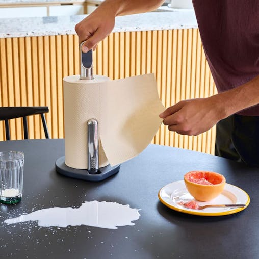 Joseph Joseph Hold Easy Tear Grey Kitchen Roll Holder