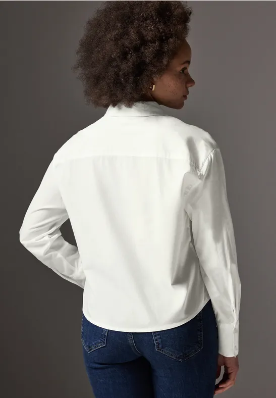 Hemdbluse mit Knopfleiste