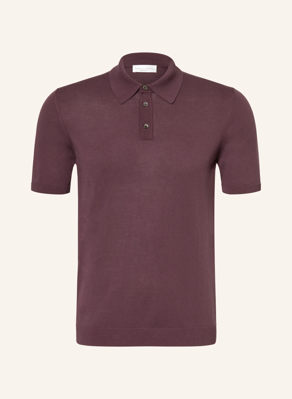 roberto collina Strick-Poloshirt