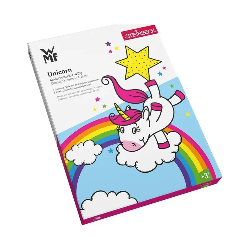 Besteckset 4-teilig Unicorn