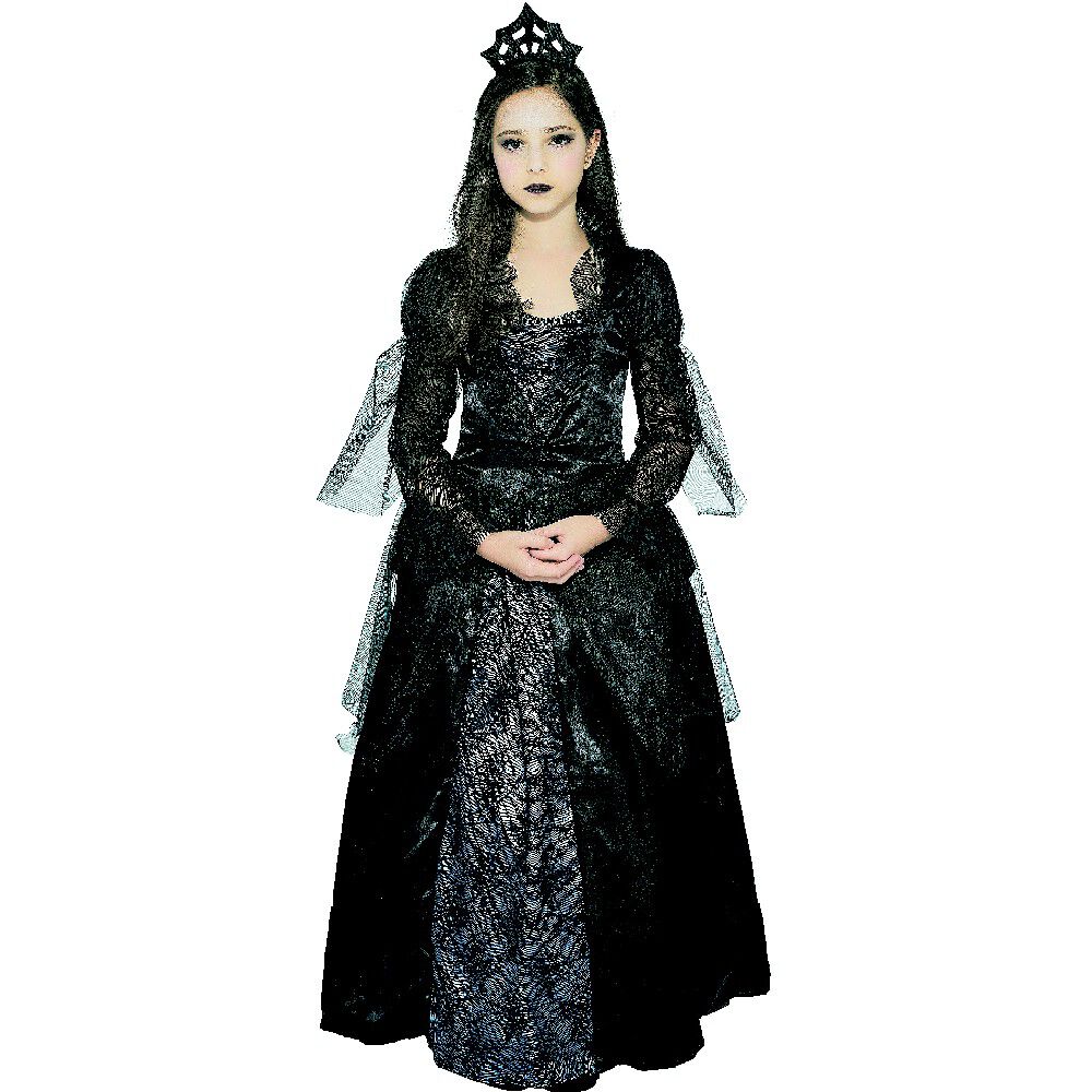 Déguisement reine noire Halloween 11/14 ans