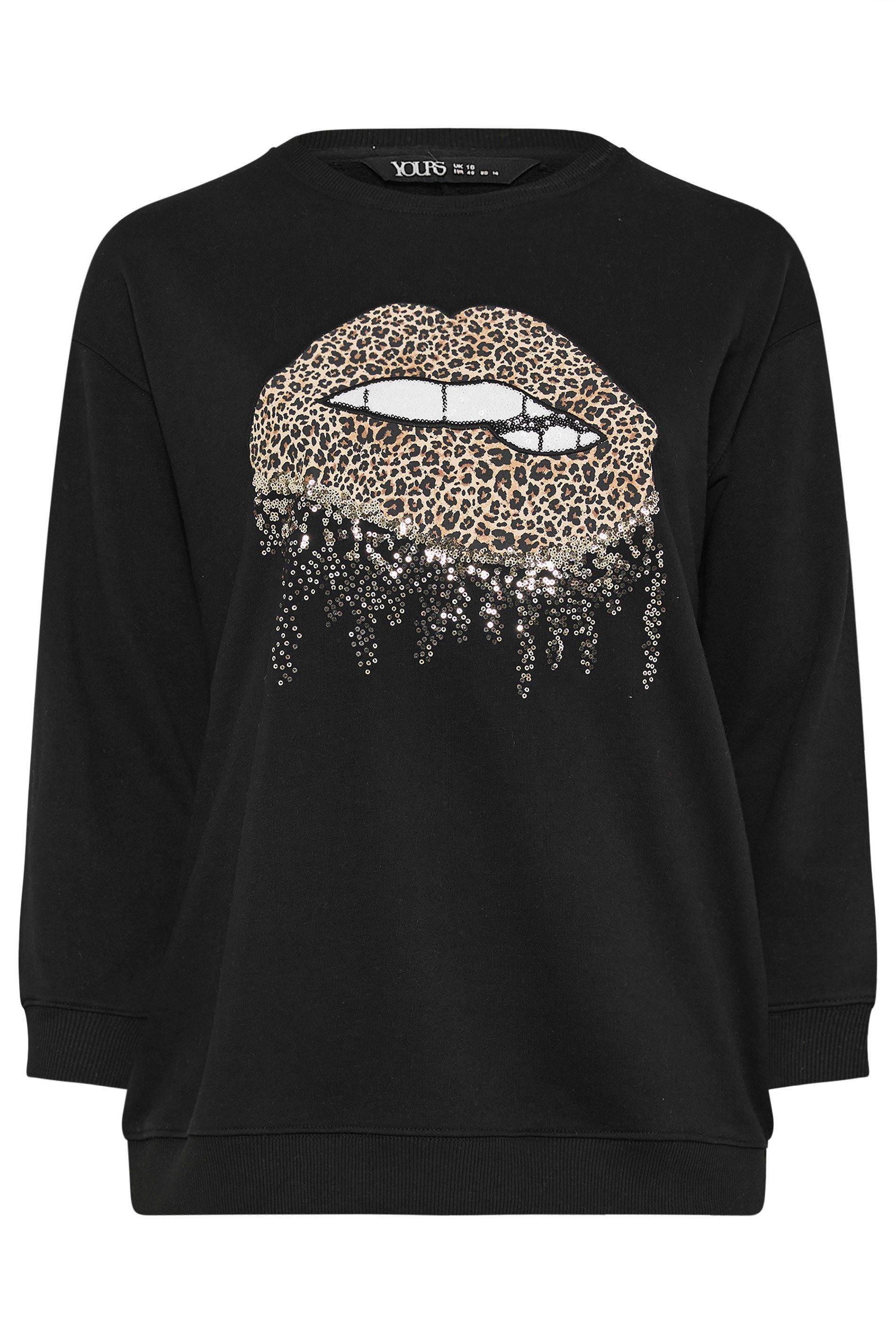Yours Sequin Embellished Sweatshirt