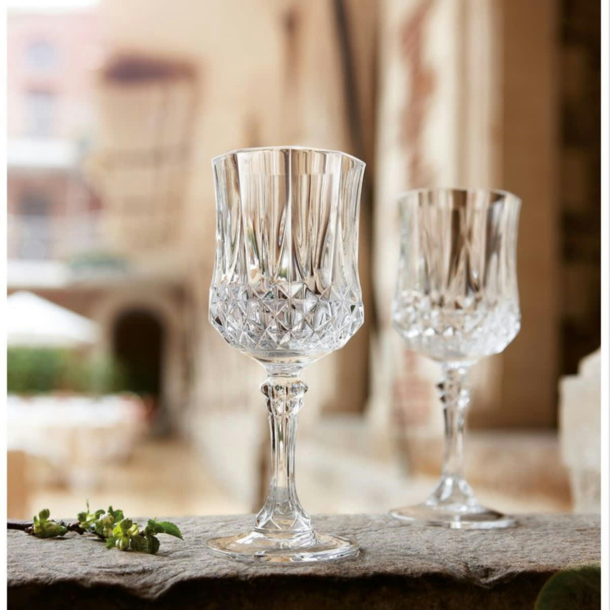 LONGCHAMP - 6 verres à pied de table 25cl
