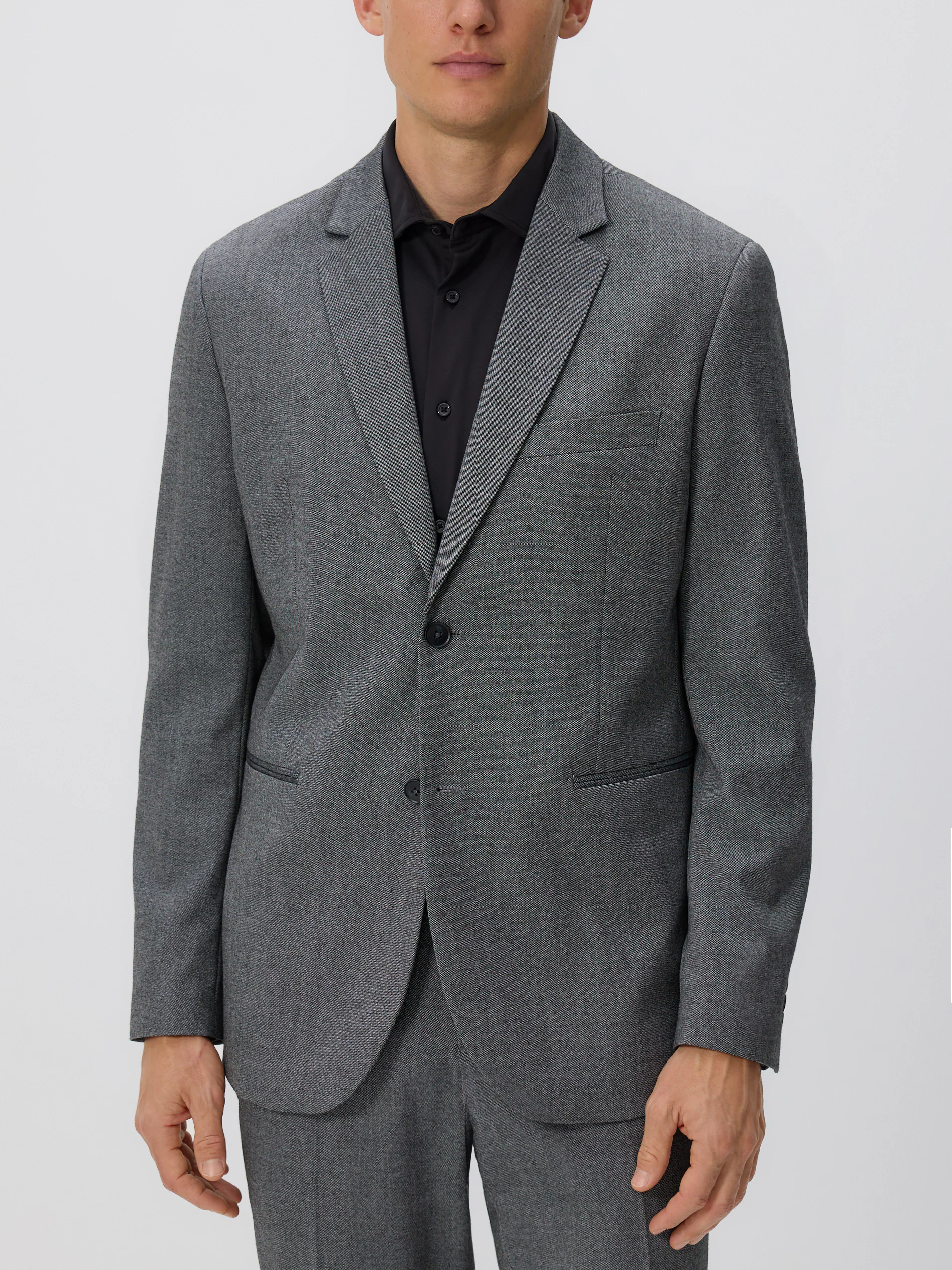 Marynarka slim fit z wiskozą