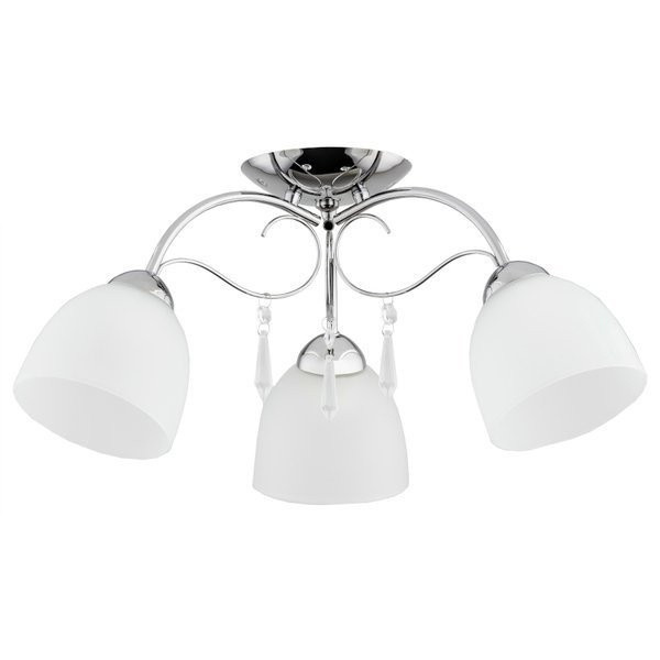 Lampa sufitowa NATA chromowana 3xE27x15W wym:26x56x56cm IP20 Alfa