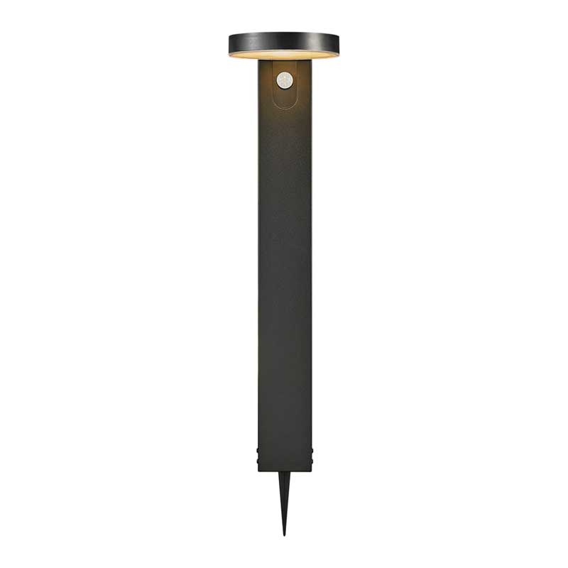 Nordlux Rica Lantaarn Buiten - Sensor & Solar - LED - 3000K - IP44 - Zwart