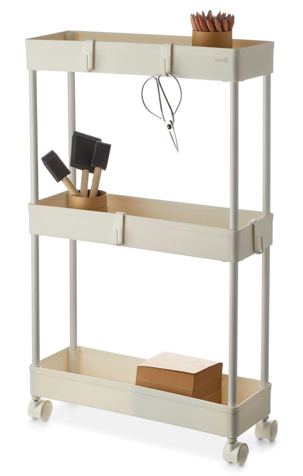Type A 3-Tier Slim Storage Cart