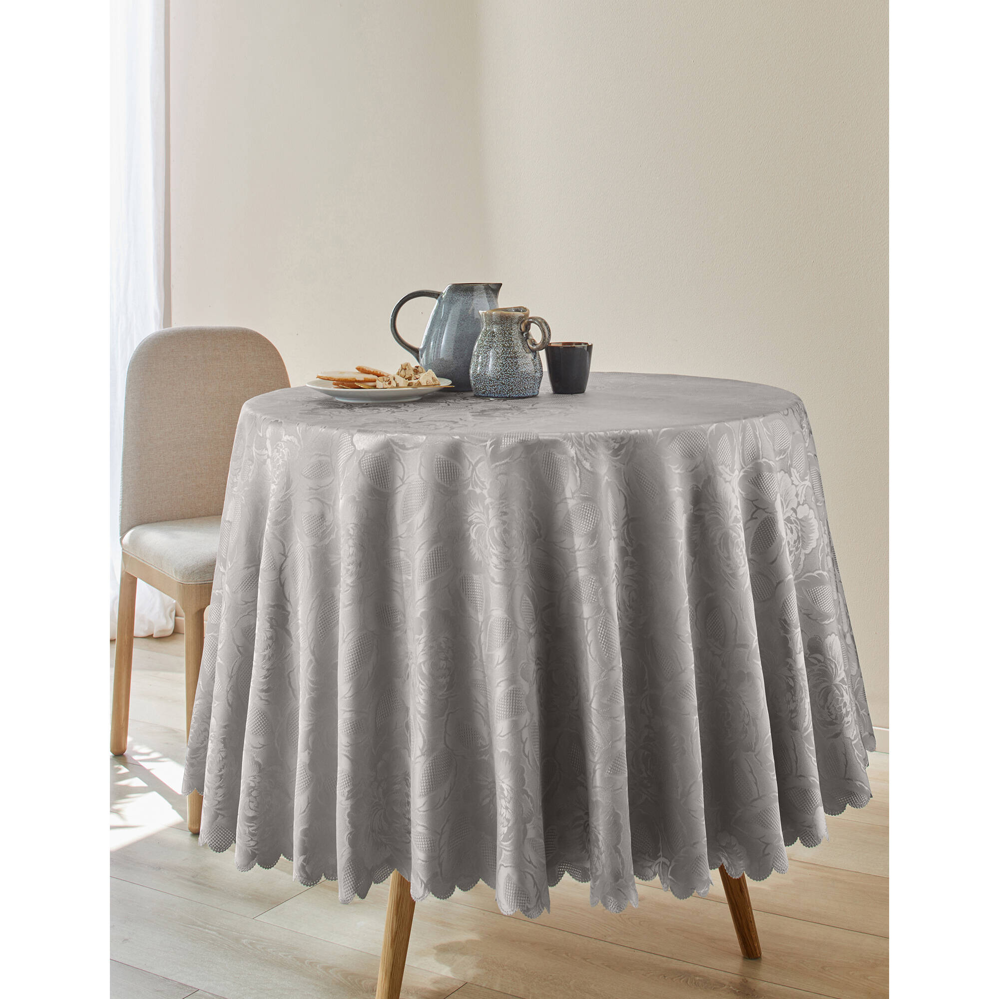 Nappe jacquard damassé