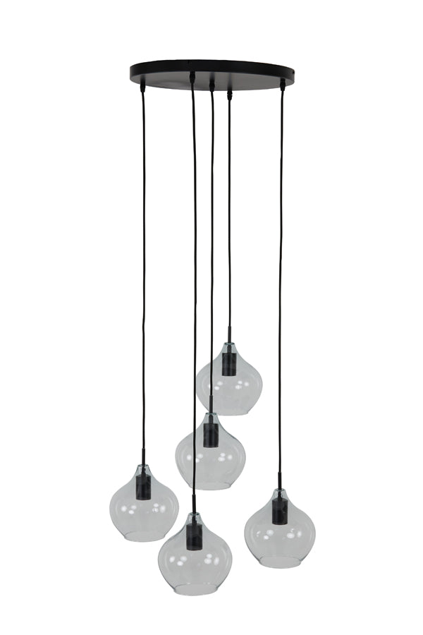 Light & Living hanglamp Rakel - 61x61x66 - zwart