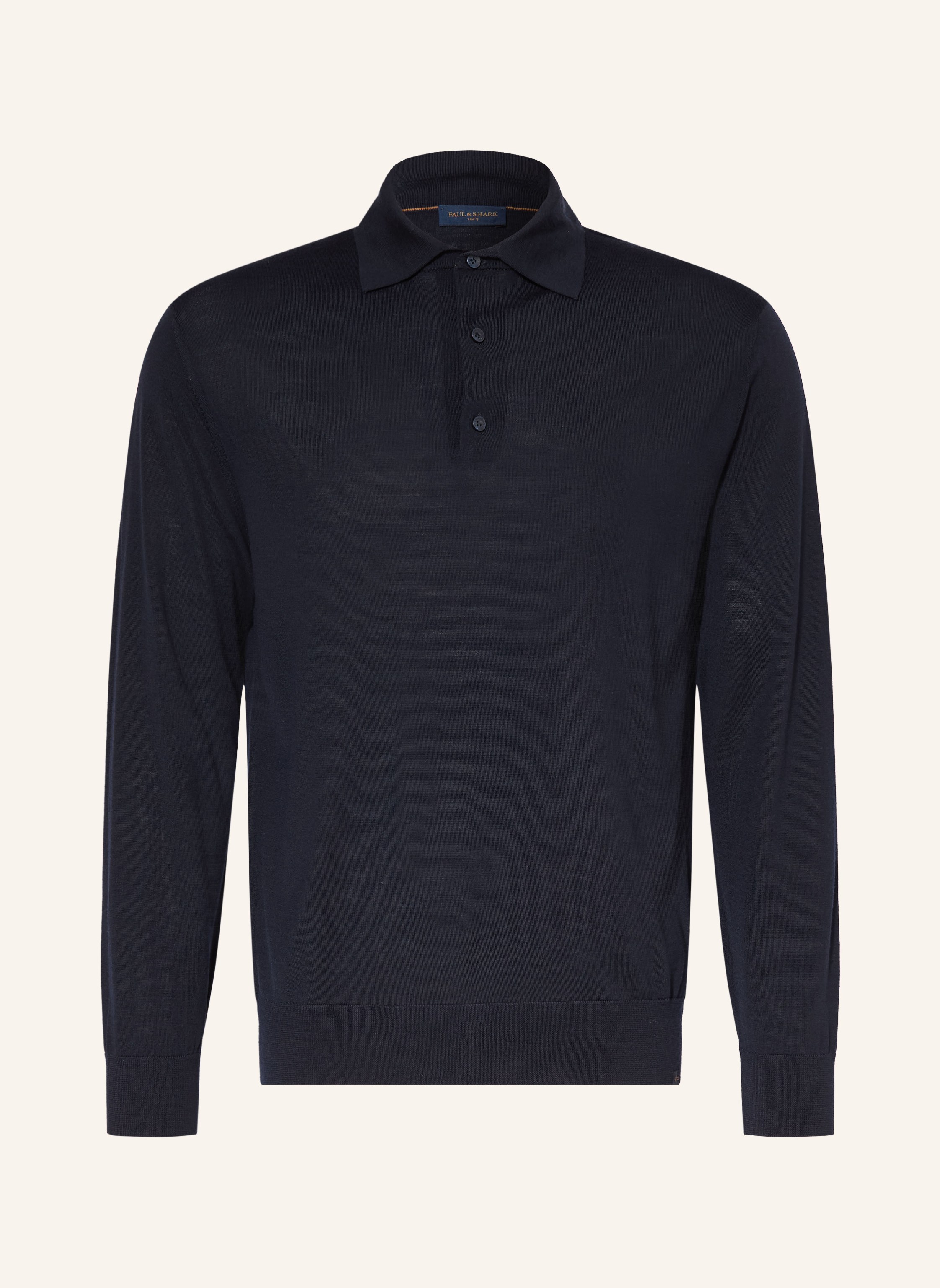 PAUL & SHARK Strick-Poloshirt Regular Fit aus Merinowolle