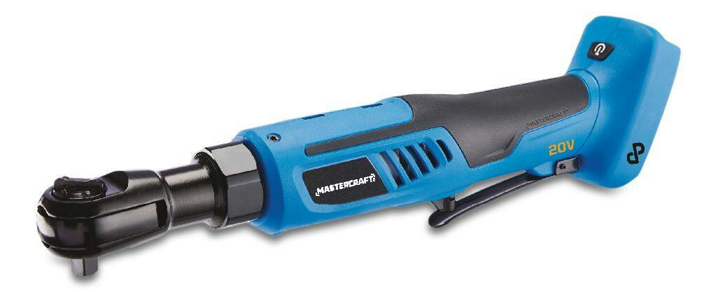 Mastercraft 20V Max Lithium-Ion Cordless Variable Speed Ratchet Wrench, 3/8-in, Tool Only, PWR POD Compatible