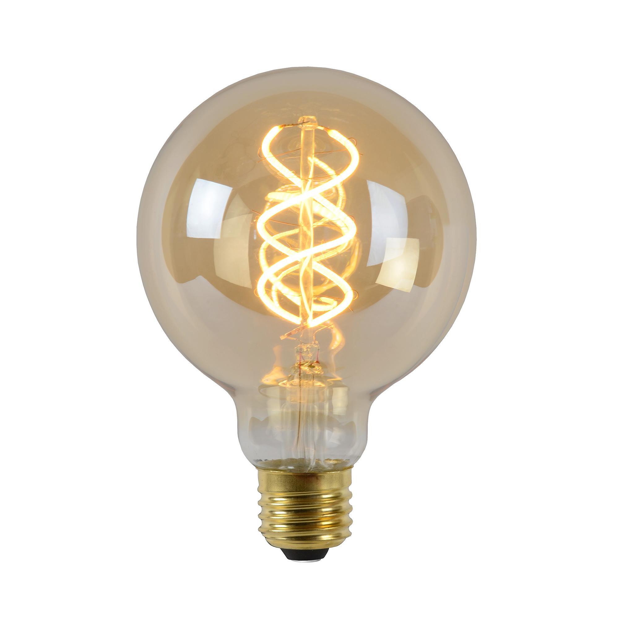 G95 LED lichtbron E27 5W 2200K amber dimbaar