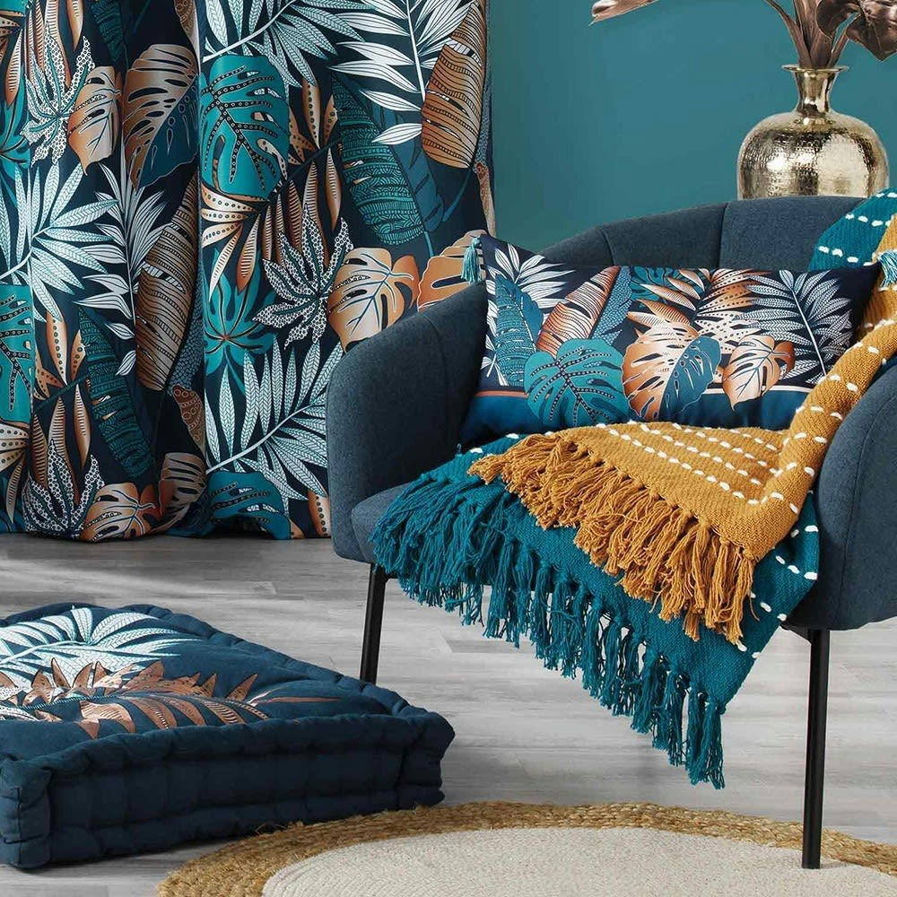 ALIANOR - Coussin pompons 30x50cm