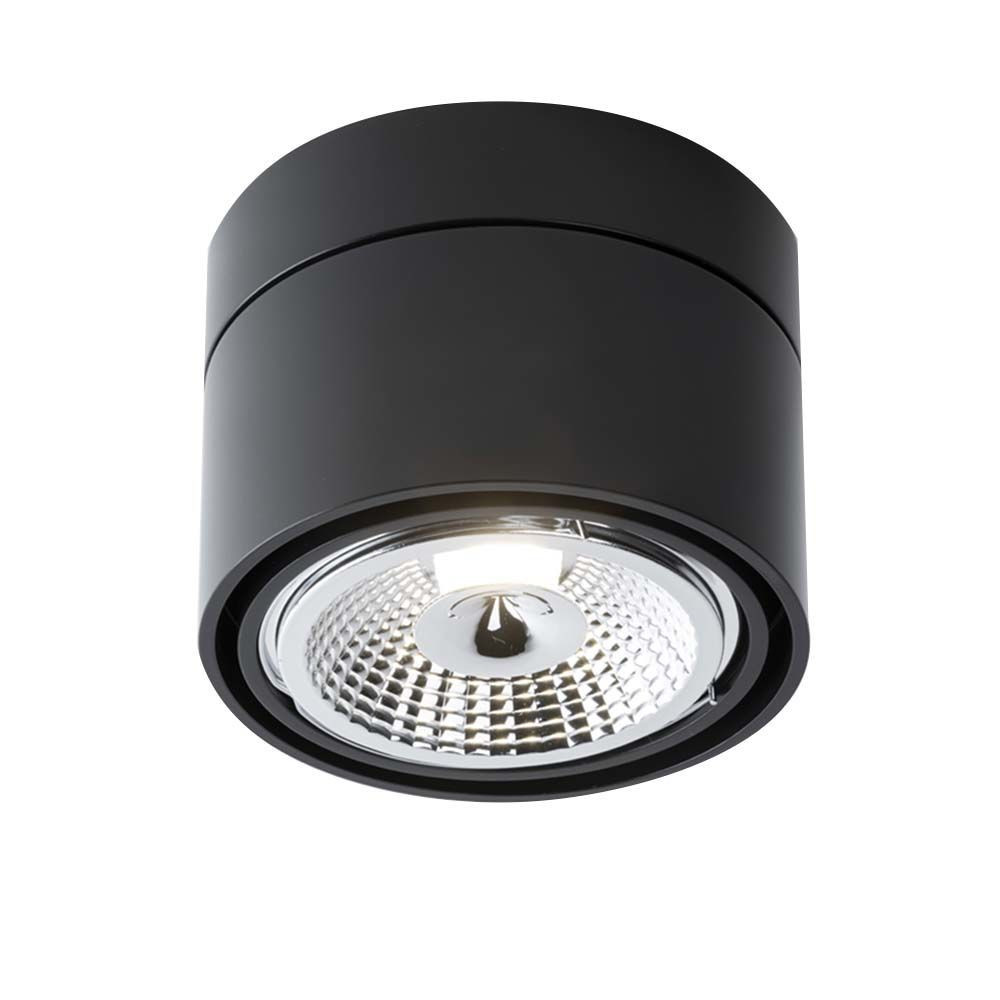 Spot reflektor okrągły czarny HIMI 1xGU10x18W wym:10,5x14x14cm IP20 Shilo