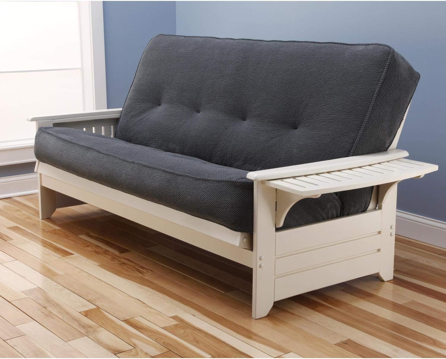 Phoenix Futon Sofa with Marmont Thunder Mattress