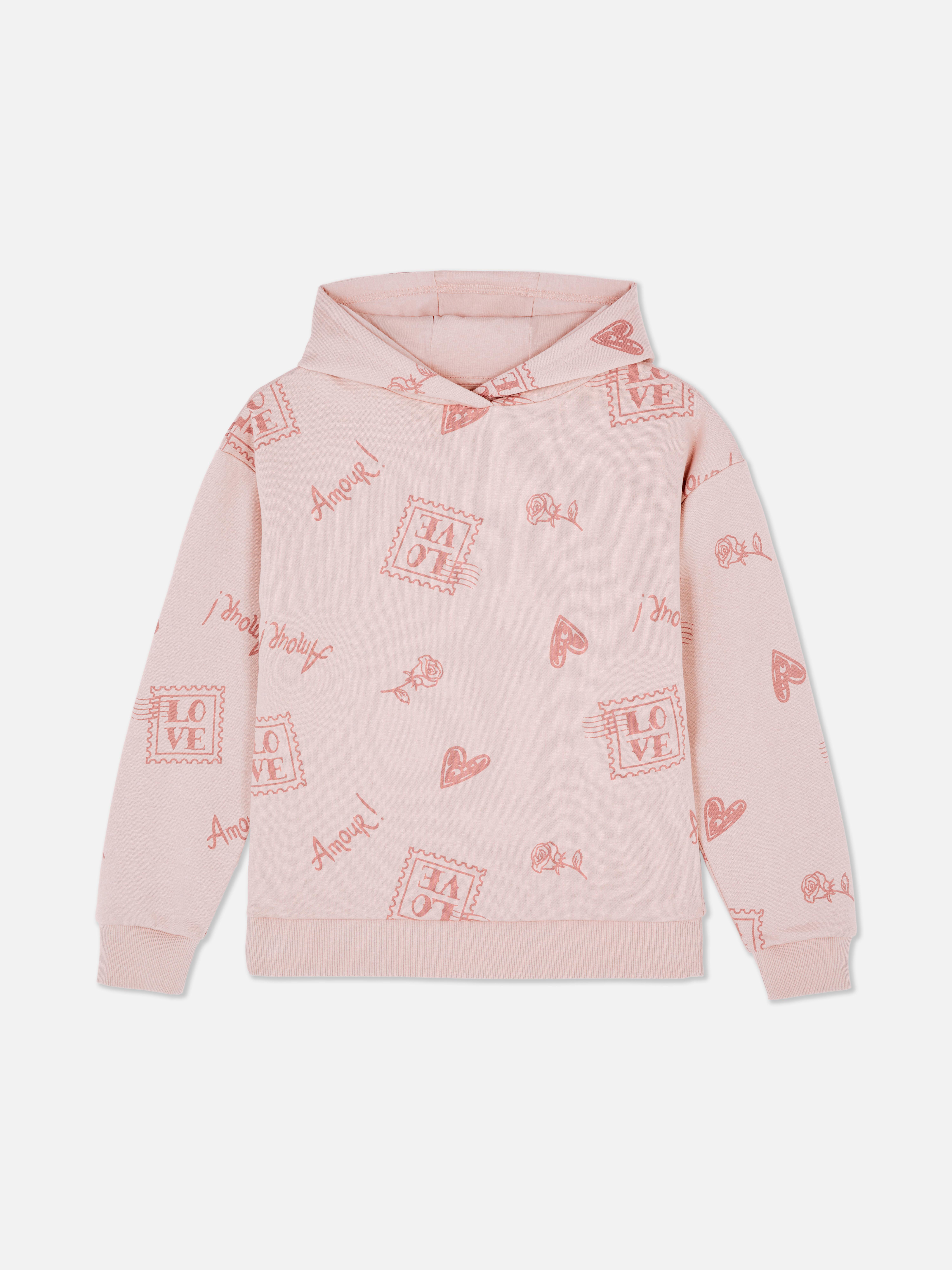7-14yrs | Printed Pullover Hoodie